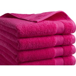 DoubleDry Handdoek Hotel Collectie - 6 stuks - 50x100 - roze