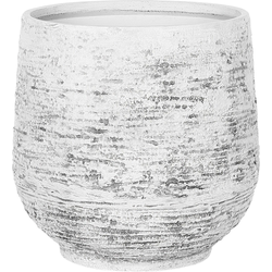 DIONI - Plantenbak - Lichtgrijs - 48 cm - Klei-vezelmengsel