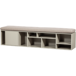 vtwonen Letterba(n)k XL Bankje - Grenen - Dust - 40x194x40