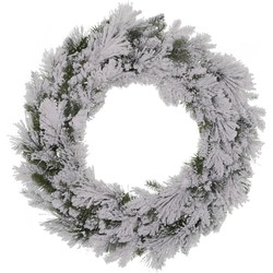 Kerstkrans Flocked Fraser Wreath dia. 50 cm kerstboom