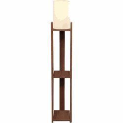Lamp met opbergplanken H142 cm - ELLY