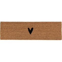 Clayre & Eef Deurmat 75x22 cm Bruin Kokosvezel PVC Hart