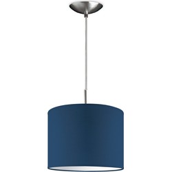 hanglamp tube deluxe bling Ø 25 cm - blauw