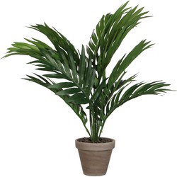 Mica Decorations Areca Palm Kunstplant in Bloempot Stan - H45 x Ø60 cm - Groen