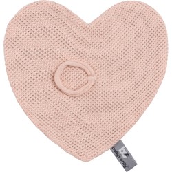 Baby's Only Gebreid speendoekje - Speenknuffel hartje Classic - Blush