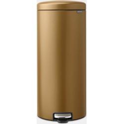 NewIcon Pedaalemmer, 30 liter, kunststof binnenemmer - Warm Brass
