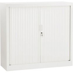 CLASSIFY lage kantoorkast met gordijnen 120x43x100 cm