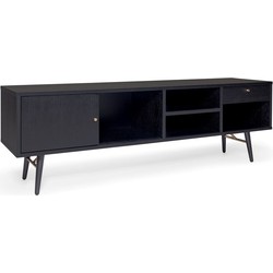 Dawn TV-bench  black oak