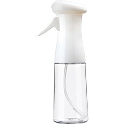 Decopatent® Olijfolie Sprayer - Oliefles met Verstuiver - Afvallen - Voor Gezond Bakken en Koken - Kook Bakspray - 210ML - Wit