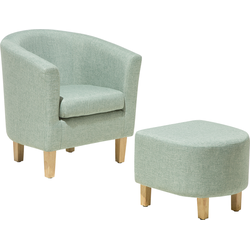 Beliani HOLDEN - Fauteuil-Groen-Polyester