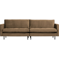 BePureHome Rodeo Classic 3-Zitsbank - Velvet - Taupe - 83x275x88