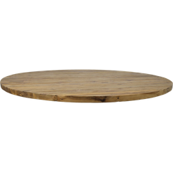 HSM Collection-Rond Tafelblad-ø130x4-Naturel-Teak