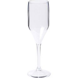 DEPA Champagneglazen - 4x - transparant - onbreekbaar kunststof - 150 ml - Champagneglazen