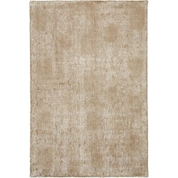 Kave Home - Tapijt Susi van groene wol en bamboe-viscose 160 x 230 cm