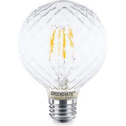 Groenovatie E27 LED Filament Pine Globelamp 4W Warm Wit Dimbaar
