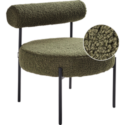 Beliani ALPHA - Fauteuil-Groen-Bouclé