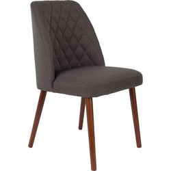 Housecraft Living Conway Eetkamerstoelen Donkergrijs - Set van 2