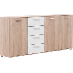 Dressoir rashida wit & naturel