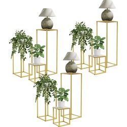 Bloemenstandaard Set van 3 Goud Metaal ML-Design