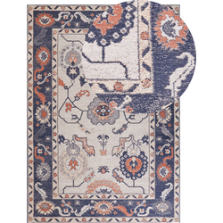 KABTA - Laagpolig vloerkleed - Multicolor - 160 x 230 cm - Katoen