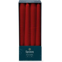 Dinerkaars d2h25 cm 8u 8st rood
