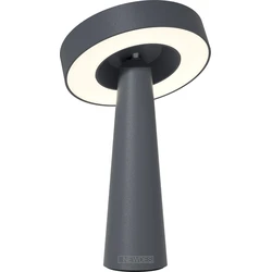  Newdes | Tip |  Oplaadbare Tafellamp| Antraciet