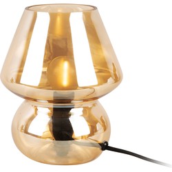 Leitmotiv - Tafellamp Glass Vintage - Amberbruin