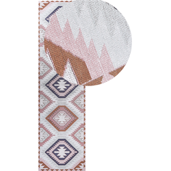Beliani BESLER - Loper-Multicolor-Katoen