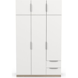 Kast 6 deuren en 2 laden Ghost - L119,4 cm