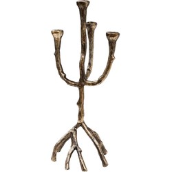 PTMD Roots Meervoudige Kandelaar Boom - H52 x Ø16 cm - Ijzer - Koper