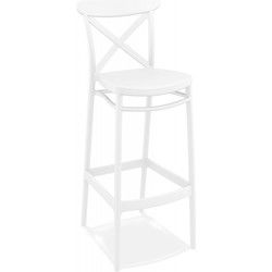 BERLIOZ barkruk 52x45x106 cm Wit