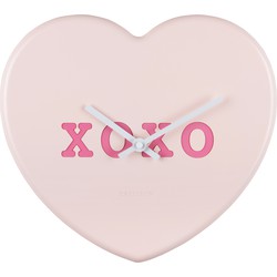 Wall Clock Heart Candy