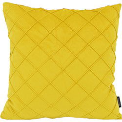 Velvet Cross Geel | 45 x 45 cm | Kussenhoes | Velvet/Polyester