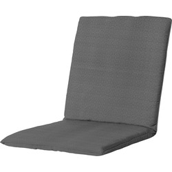 Madison - Hoge rug - Check grey - 97x49 - Grijs