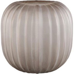 PTMD Vaas Levente - 26x26x30 cm - Glas - Zand