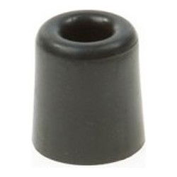 Deurbuffer / deurstopper van rubber - 3x - zwart - 50 x 30 mm - Deurstoppers