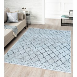 Adrasos Modern Beige - Bruin vloerkleed - Scandinavisch Design Wasbaar & Waterdicht - 200 X 290 CM