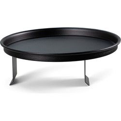 Spinder Design armtafel / banktafel Round - Zwart metaal - verstelbaar