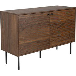 Dressoir Bruin MDF - Gefineerd - 2 Deuren - 40x110x74cm - Stripes