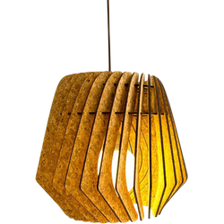 Spin M kurken hanglamp medium - met koordset zwart - Ø 37 cm