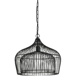 Light & Living - Hanglamp KRISTEL - Ø58x47cm - Zwart