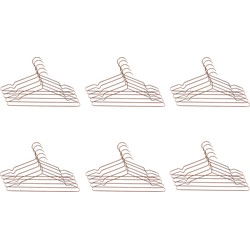 QUVIO Kledinghanger set van 30 - Metaal - Koperkleur