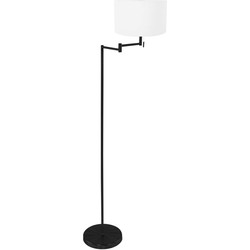 Mexlite vloerlamp Bella - zwart - metaal - 45 cm - E27 fitting - 3883ZW