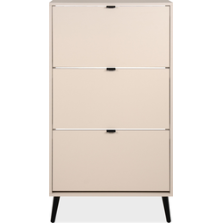 Schoenenkast met 3 kleppen en 2 vakken per klep, 70 cm  VIGO