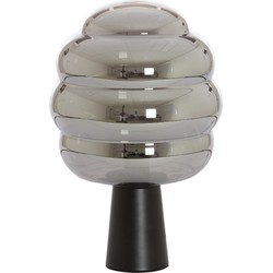 Light & Living - Tafellamp MISTY  - 30x30x46cm - Grijs