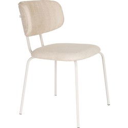 Housecraft Living Jaze Eetkamerstoelen Off-White/ Gebroken wit - Set van 2