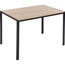 Beliani NEWFIELD - Eettafel-Lichte houtkleur-MDF