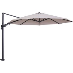 Hawaii parasol - Ø350 cm - carbon black - zand