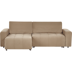 Beliani INNVIK - Slaapbank-Bruin-Polyester