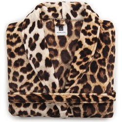 Zo!Home Badjas Leopard Brown S